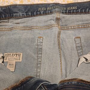 Duluth Trading Co Flex Weekender Jeans - Light Blue